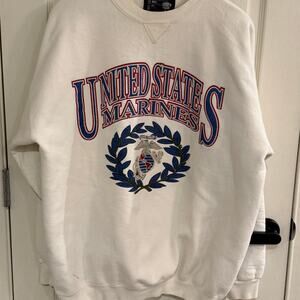 Vintage 1985-1990 United States Marine Core (USMC) Crewneck Sweatshirt, Size L